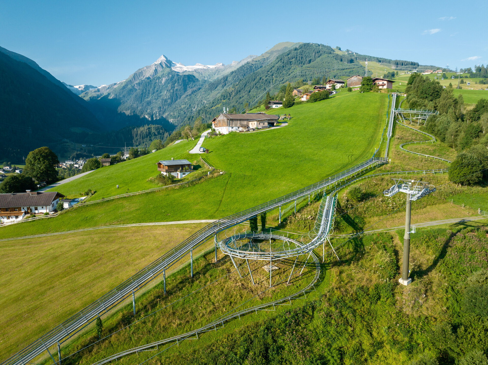 Maisi Flitzer The year round toboggan run in Kaprun